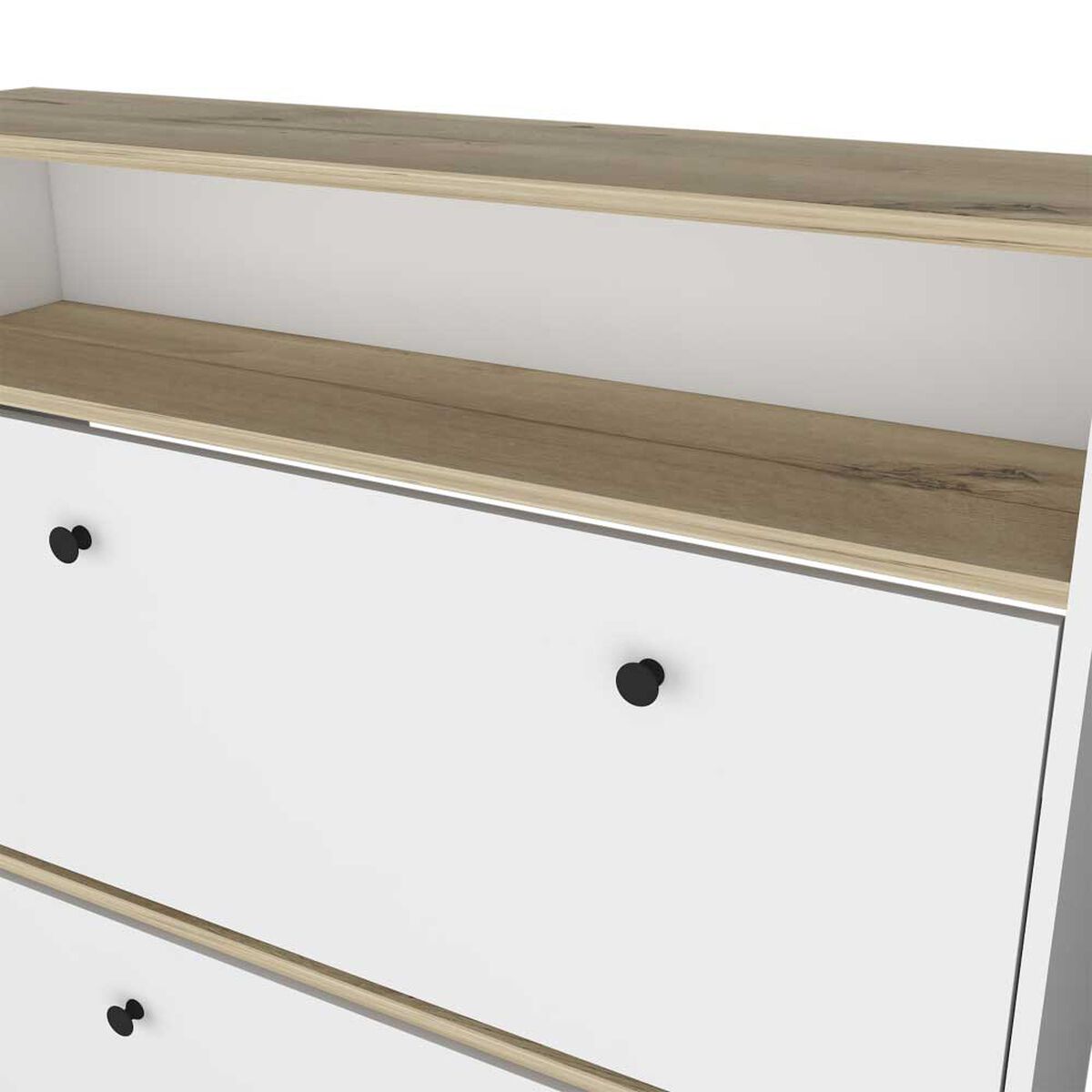 Cómoda TuHome Bi Color Blanco Duna 2 Puertas