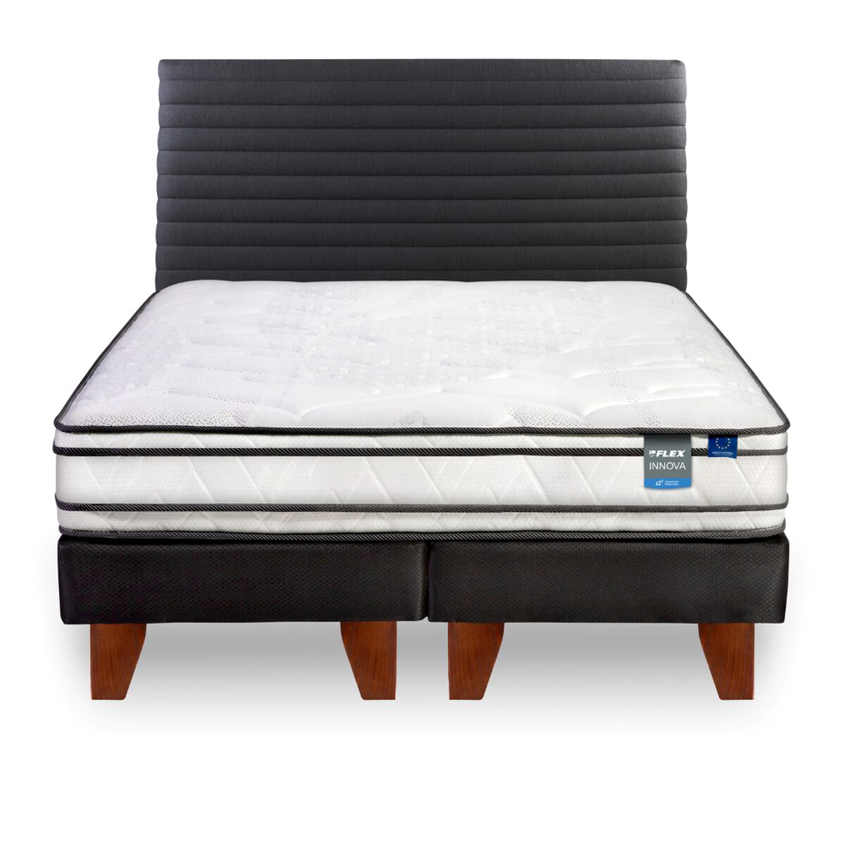 Cama Europea Flex King Innova + Respaldo