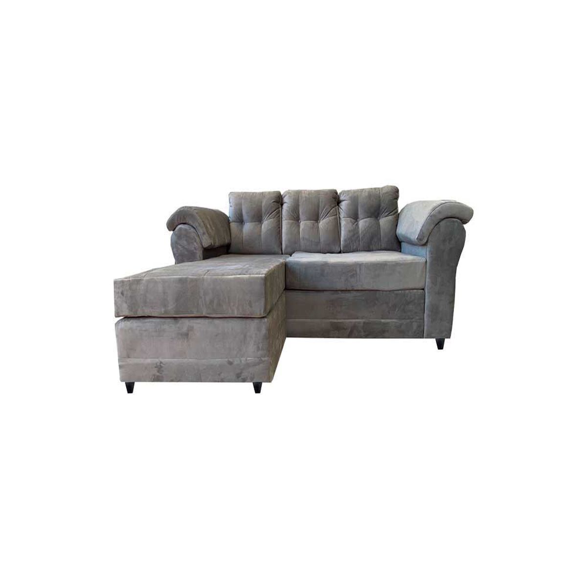 Sofá Seccional Muebles MPR Queen 3 Gris