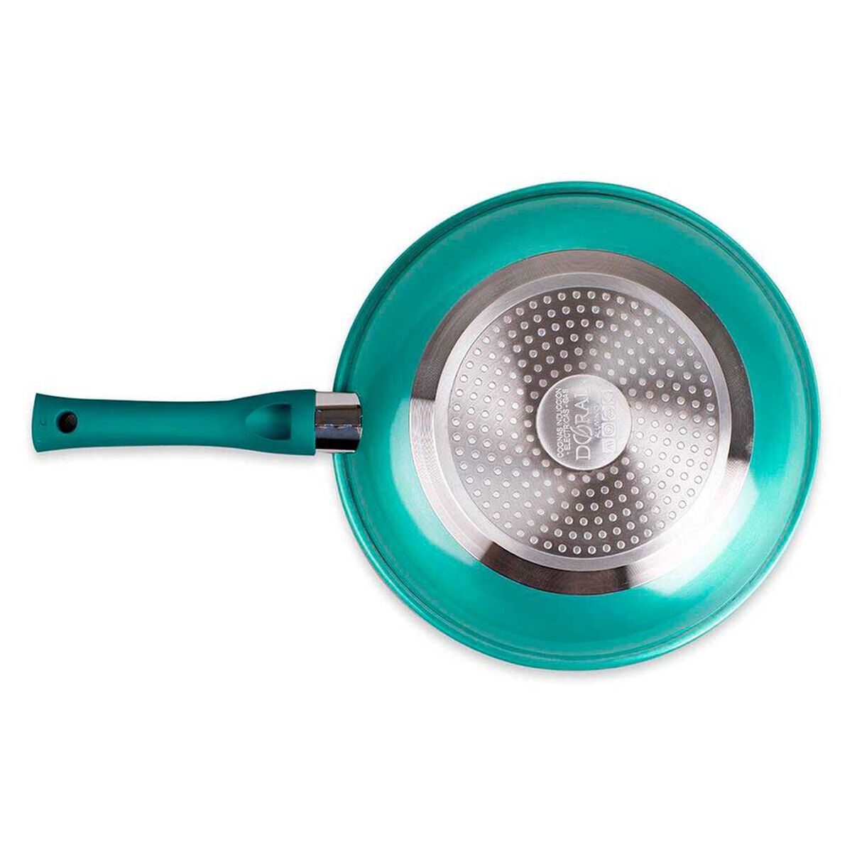 Sart&eacute;n Acero Inoxidable Doral Montecarlo 28 cm Turquesa