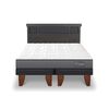 Cama Europea CIC Base Dividida 2 Plazas Anatomic + Respaldo Dublin