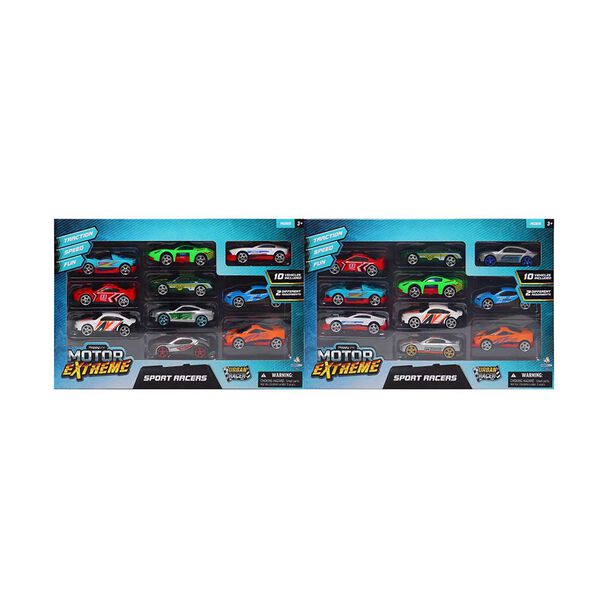 Set de 10 Autos Colores Surtidos Happy Line