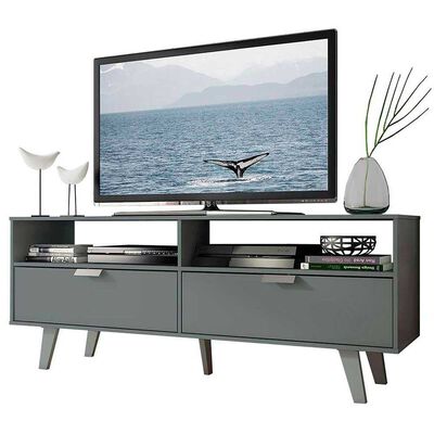 Imagen 1 del producto Rack TV Vekkahome Oslo Hasta 55"" Gris
