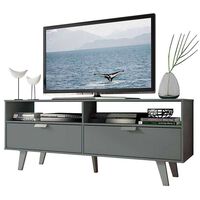 Rack TV Vekkahome Oslo Hasta 55"" Gris