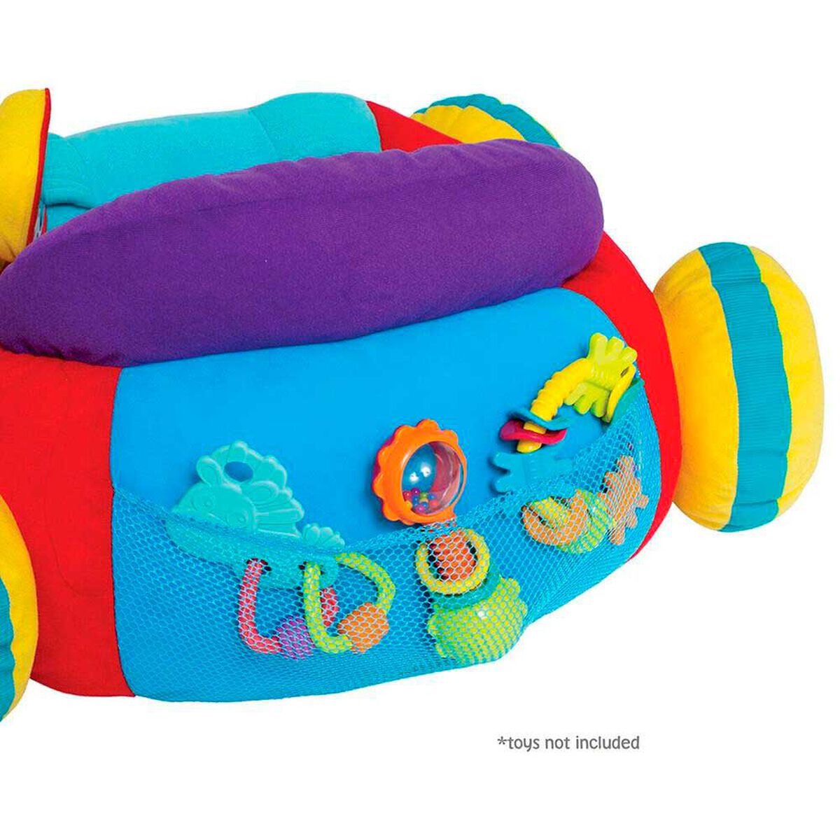 Gimnasio Interactivo Auto Musica y Luces Rojo Playgro