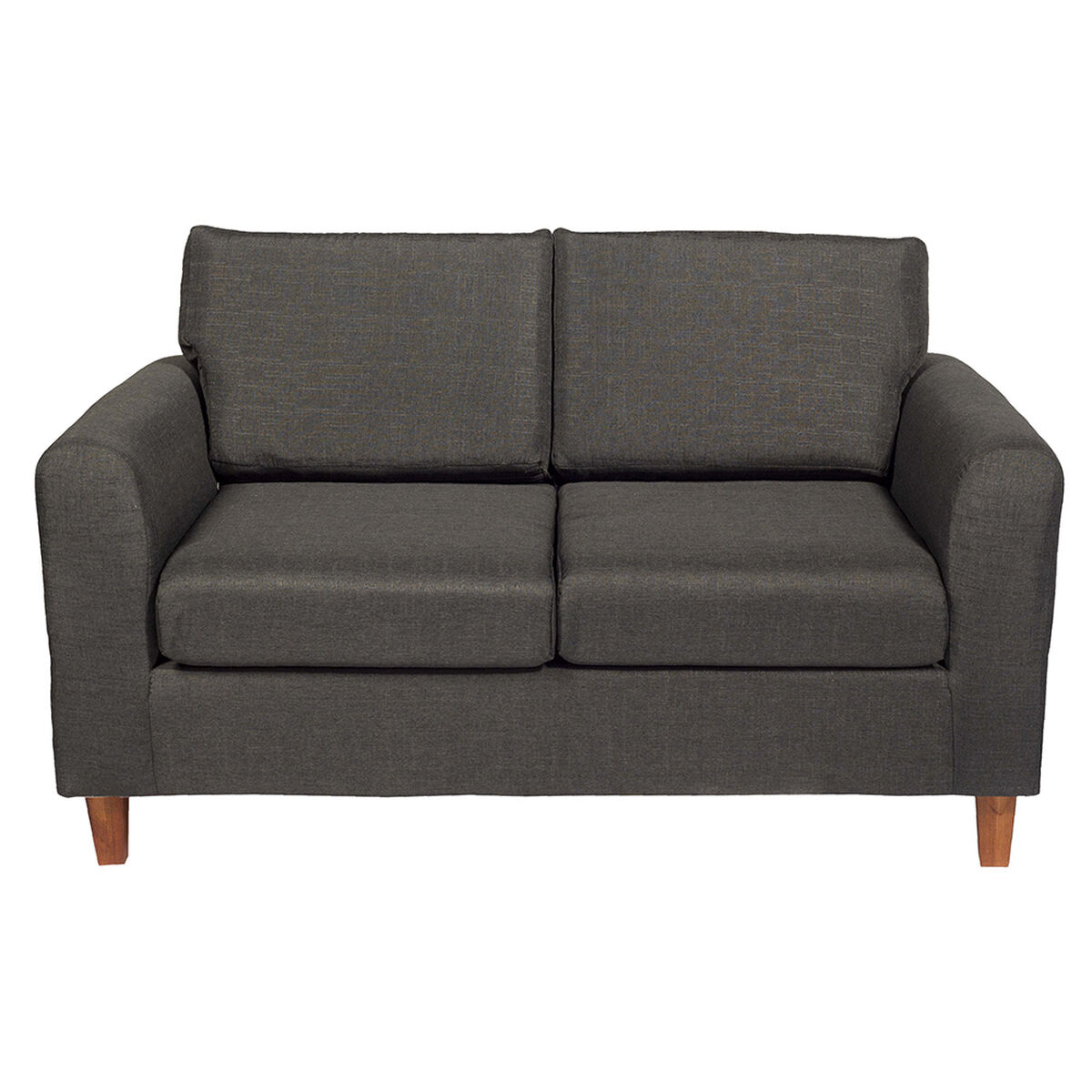 Juego de Living Delfos Sofá 3 Cuerpos + Sofá 2 Cuerpos Grafito