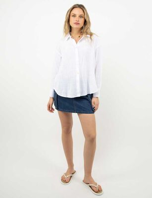 Imagen 2 del producto Blusa Manga larga Mujer Icono Blanco, Celeste, Negro, Rojo