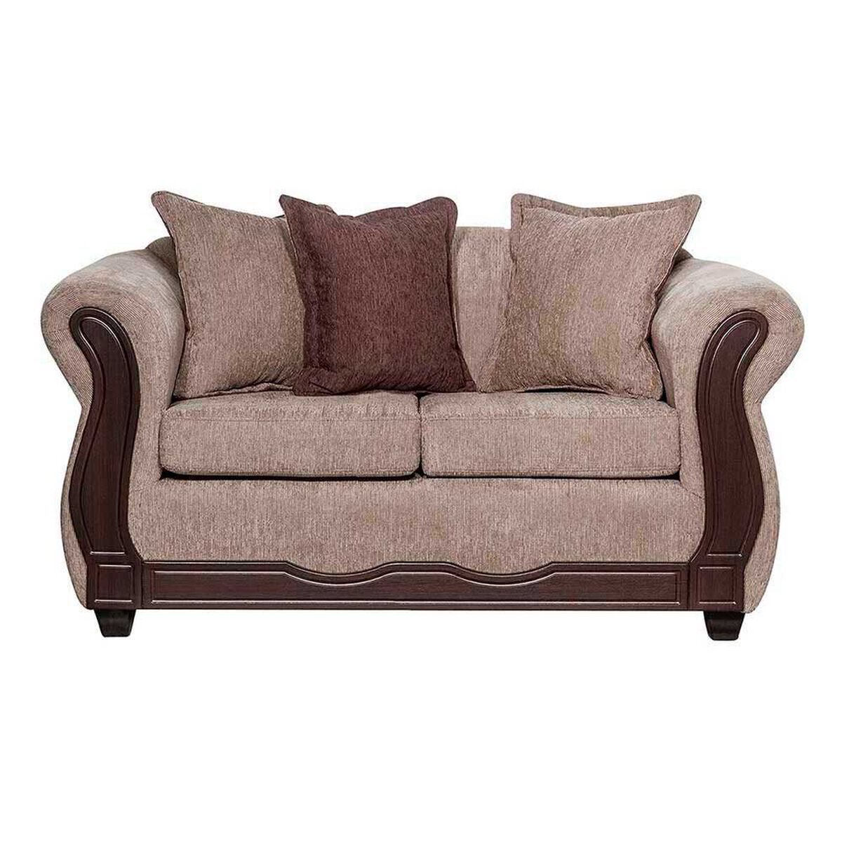 Juego de Living Black Factory Barcelona 5 Cuerpos Beige