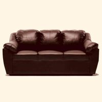 Sofá Cabsur Genova 3 Cuerpos Café