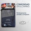 Pack Toallon Y Toalla Microfibra Suede Gris Pro Outdoor