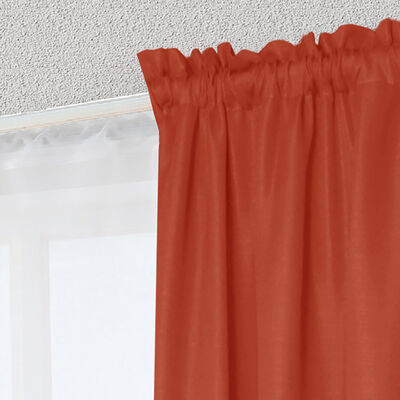 Imagen 2 del producto Combo Cortinas Doral Tabatha 220 x 140 cm Terracota