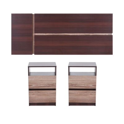 Imagen 1 del producto Respaldo + 2 Veladores CIC King Enio