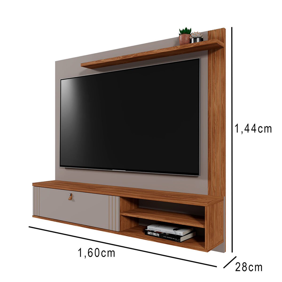 Panel TV Vekkahome Laredo 65" Pulgadas Gris