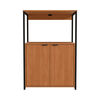 Mueble Organizador de Cocina Roca Org&aacute;nico Canela Negro
