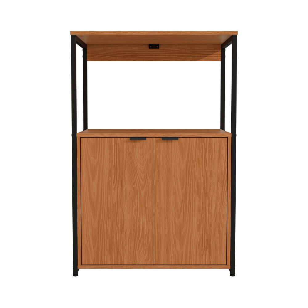 Mueble Organizador de Cocina Roca Orgánico Canela Negro