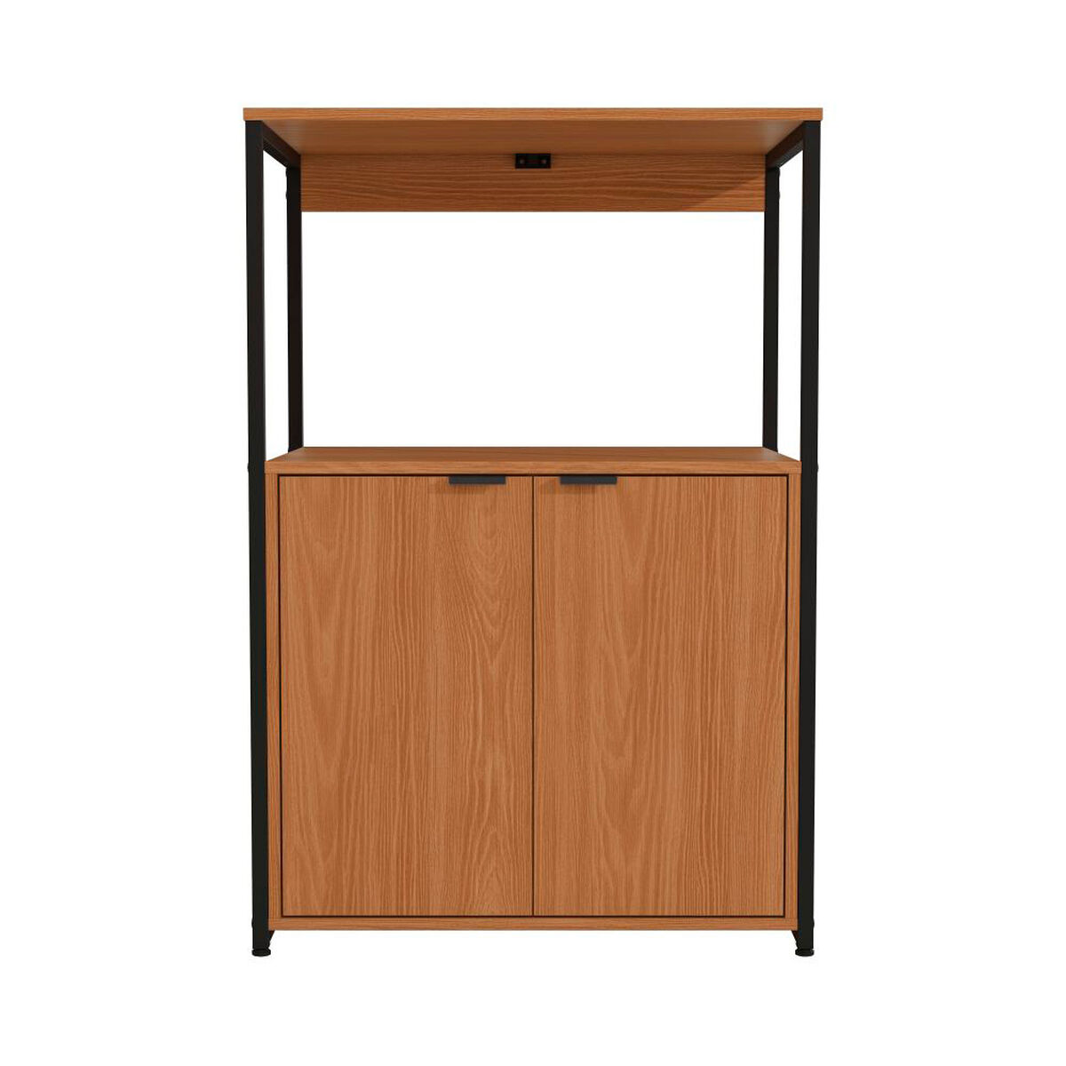 Mueble Organizador de Cocina Roca Org&aacute;nico Canela Negro
