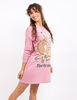 Camisa de Dormir de Algodón Manga Larga Mujer Disney