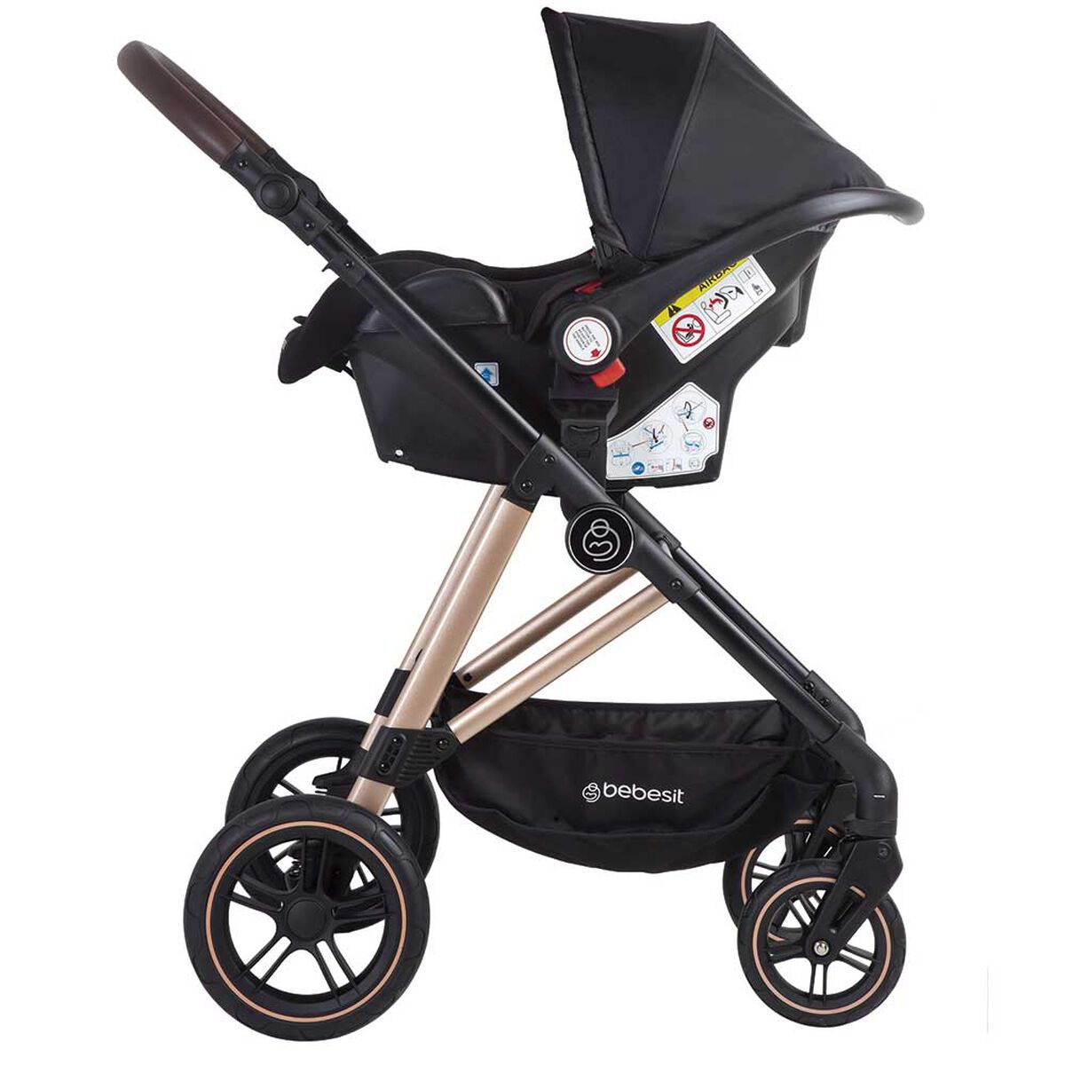Coche Travel System Neo Negro Bebesit