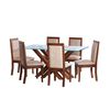 Juego de Comedor Latam Home Merida 6 Sillas Beige