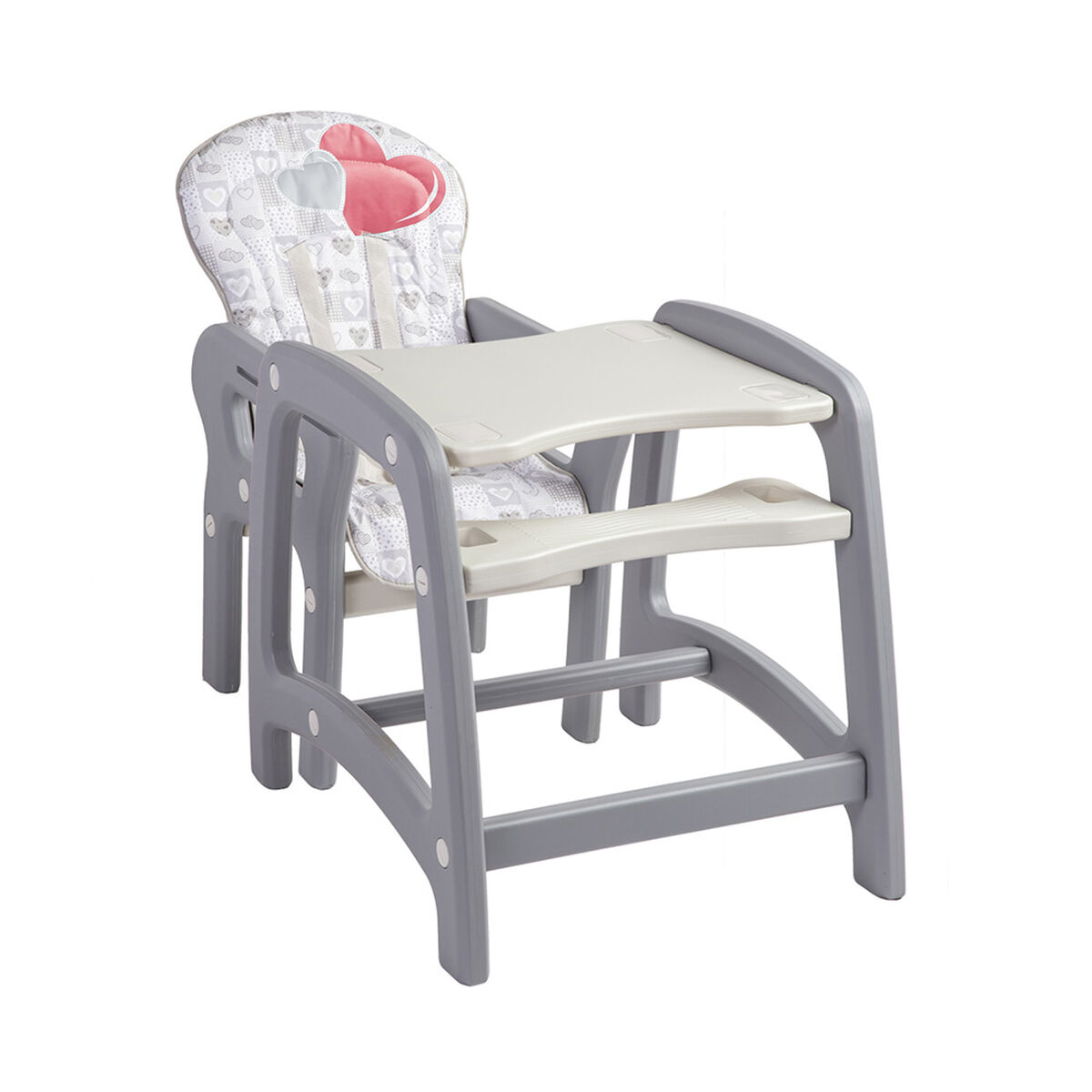 Silla de Comer Portatil Kinder SX Rosada Bebesit