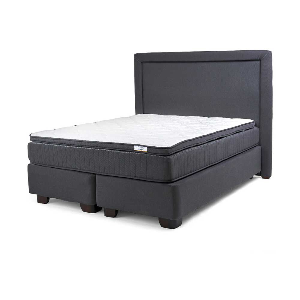 Cama Americana Drimkip Base Dividida King Hybrido + Respaldo