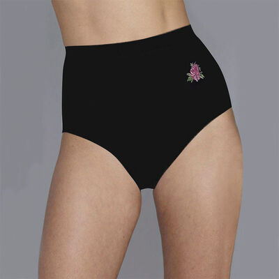 Imagen 1 del producto Calzón Cuadro Maxi Mujer Intime NEGRO