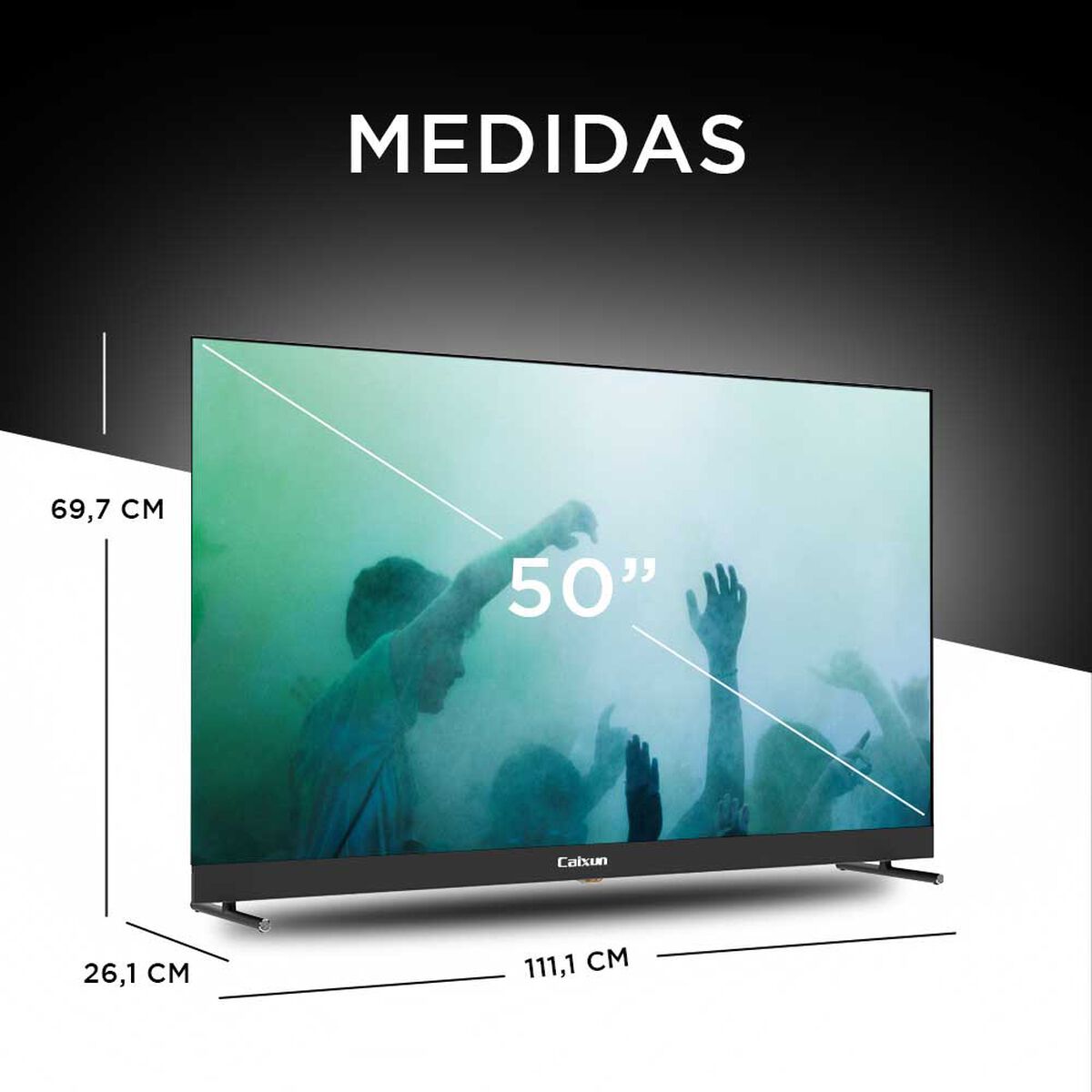 Smart Tv Caixun  Led 50 Uhd 4k Karaoke Google Tv