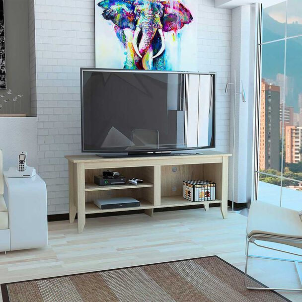 Rack TuHome Essential Hasta 65"" Rovere