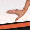 Cama Europea CIC Base Dividida King Beecomfort + Respaldo Milan Mostaza