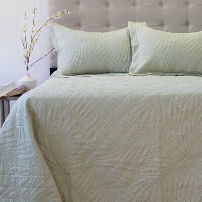 Quilt Doral 2 Plazas Beige Bubbly