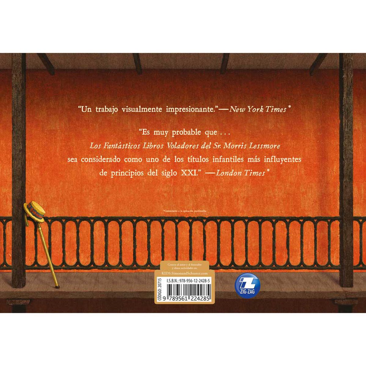 Libro Los Fantásticos Libros Voladores del Sr. Morris Lessmore William Joyce Zig-Zag
