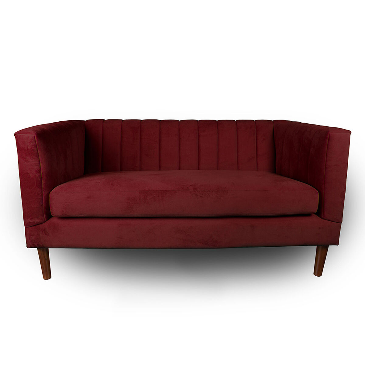 Sof&aacute; Tela Velvet Latam Home Sorrento 2 Cuerpos