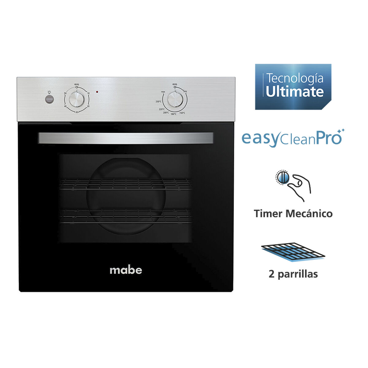 Horno Empotrable Mabe HM6018EXAI0 66 lts.