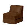 Sofá Cama Latam Home Cuero Kentucky Bari 1 Cuerpo Café Moro