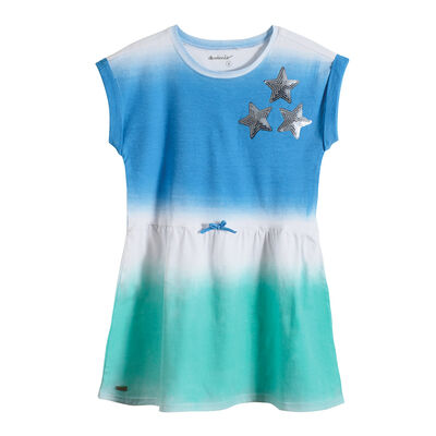 Imagen 1 del producto Vestido Niña Estrellas Exception Turquesa, Coral