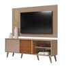 Rack TV Cronos Altavision Hasta 60" Café Gris Perla