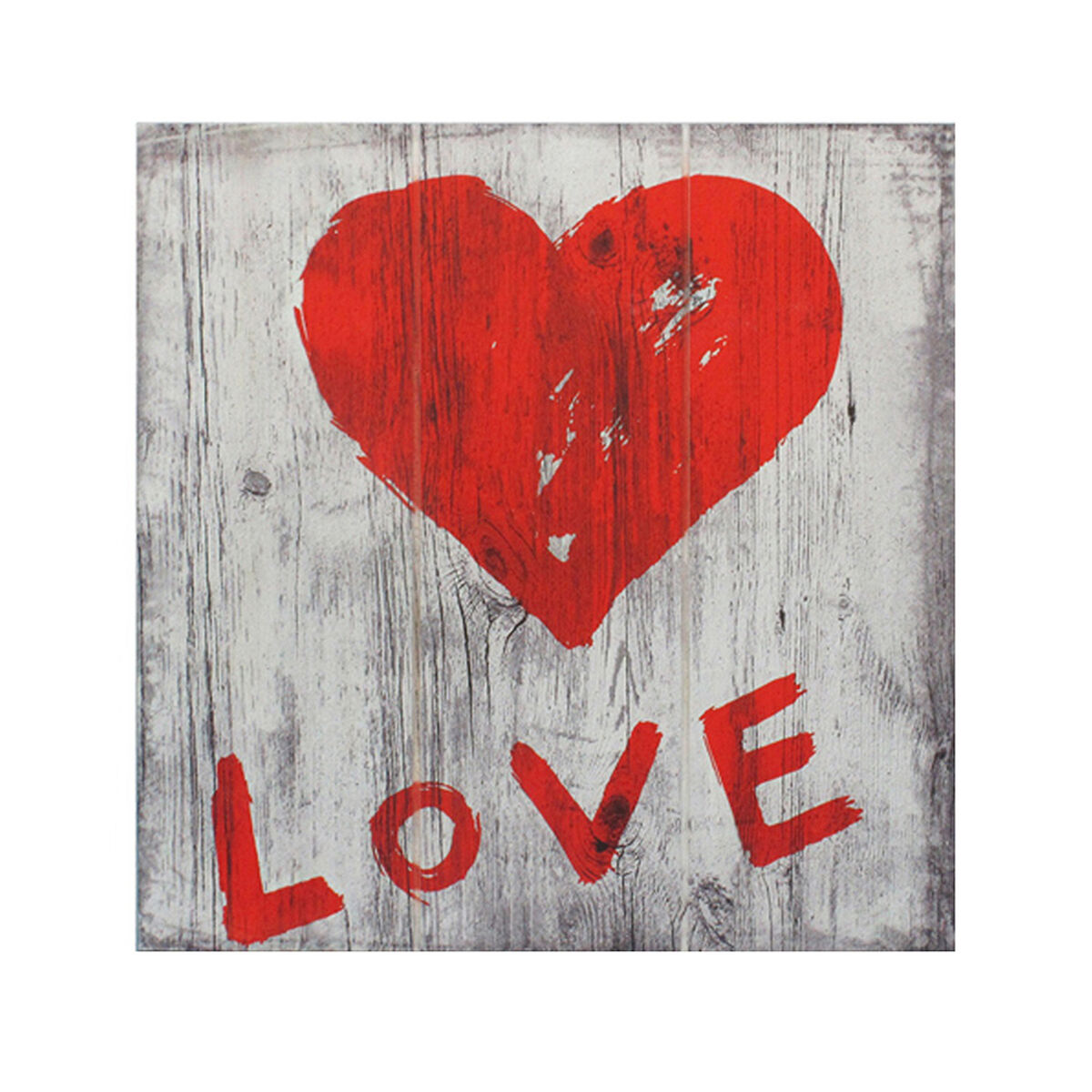 Pintura En Madera Serie Love