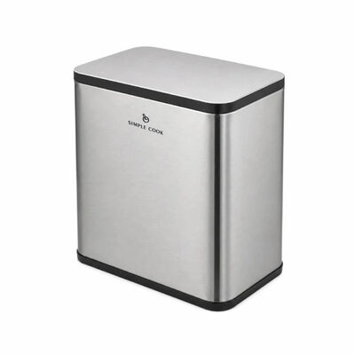 SIMPLE COOK Basurero 5 L Simple Cook Acero Inox