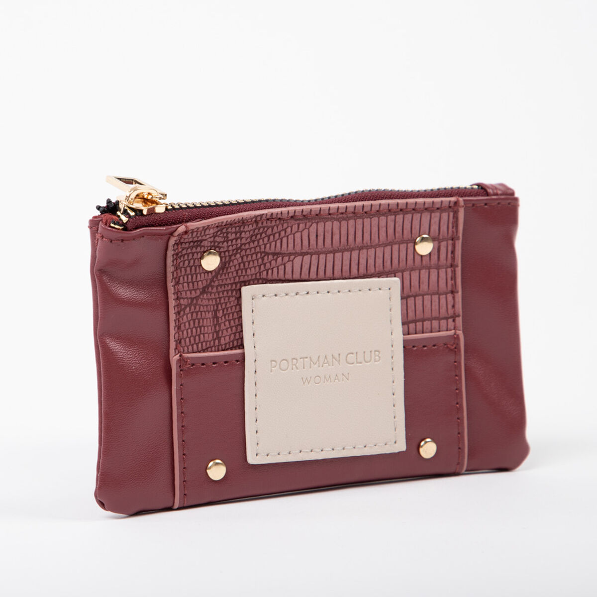 Monedero Ecocuero Rosado Portman Club