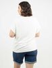 Polera Con Estampado Manga Corta Mujer Extralindas