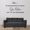 Sofá Sofás Home Mateo 3 Cuerpos Grafito