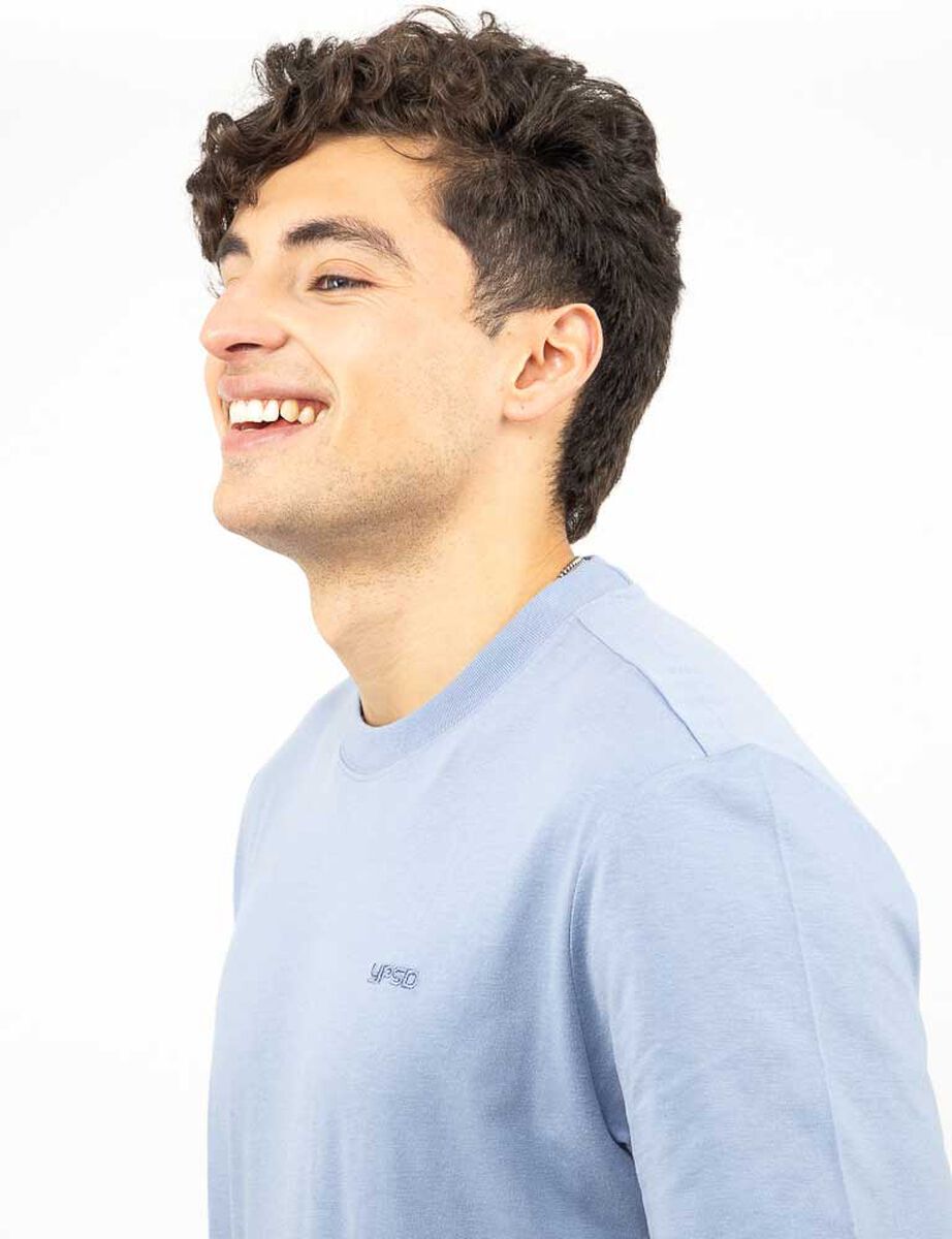 Polera Lisa Manga Corta Hombre Icono