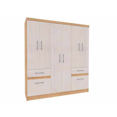 Closet Yardas Liliana 6 Puertas 4 Cajones Bicolor