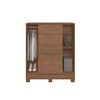 C&oacute;moda Altavision Pinhais 4 Cajones 2 Puertas Caf&eacute;