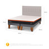 Cama Europea CIC Base Dividida King Bee Comfort + Respaldo