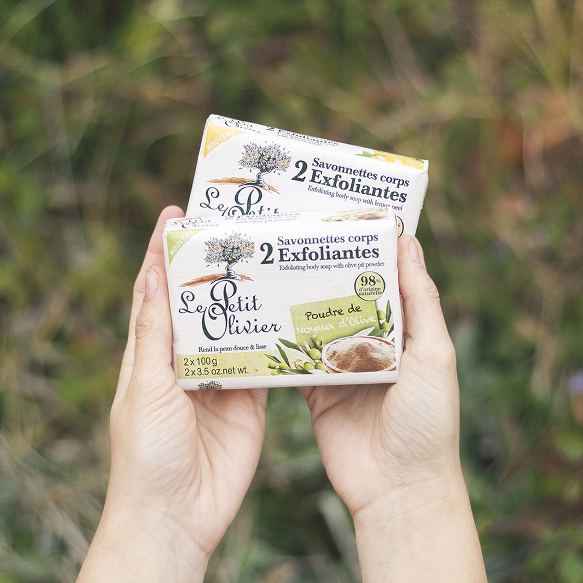 Jabón Exfoliante Cuerpo Cuesco de Oliva - Vegano - 200 gr