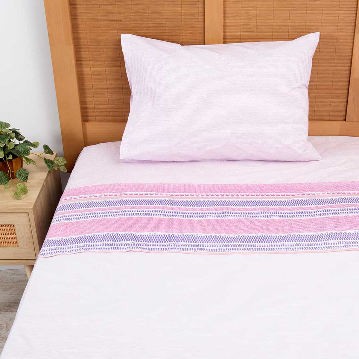 Juego de Sábanas Mashini 180 Hilos 1,5 Plazas Estampado Multicolor