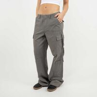 Pantalón Cargo Mujer Icono Gris, Negro, Verde