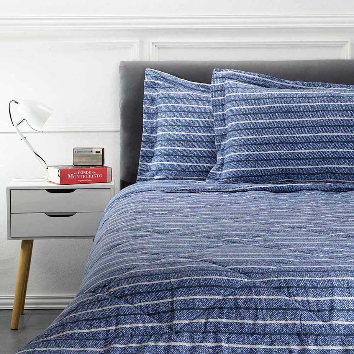 Plum&oacute;n Estampado Casanova 2 Plazas Jersey