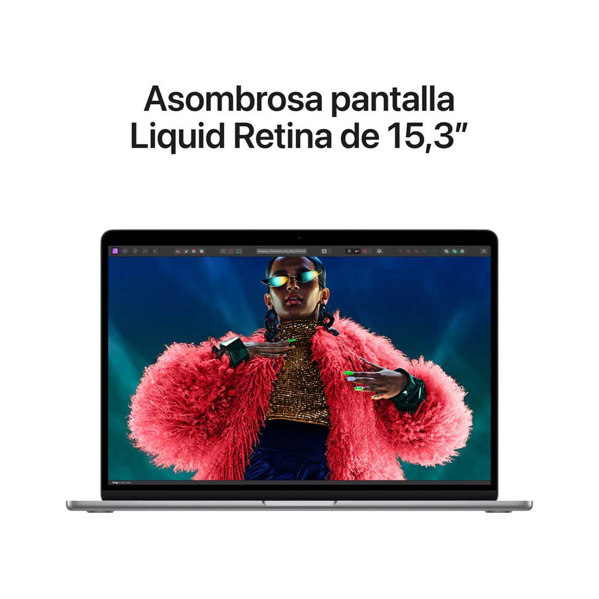 Macbook Air Apple MRYM3CI/A Chip M3 8GB 256GB SSD 15,3" Gris Espacial